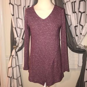 🌸4x20🌸NEW DIRECTION BURGUNDY/WHITE  SWEATER SZ M